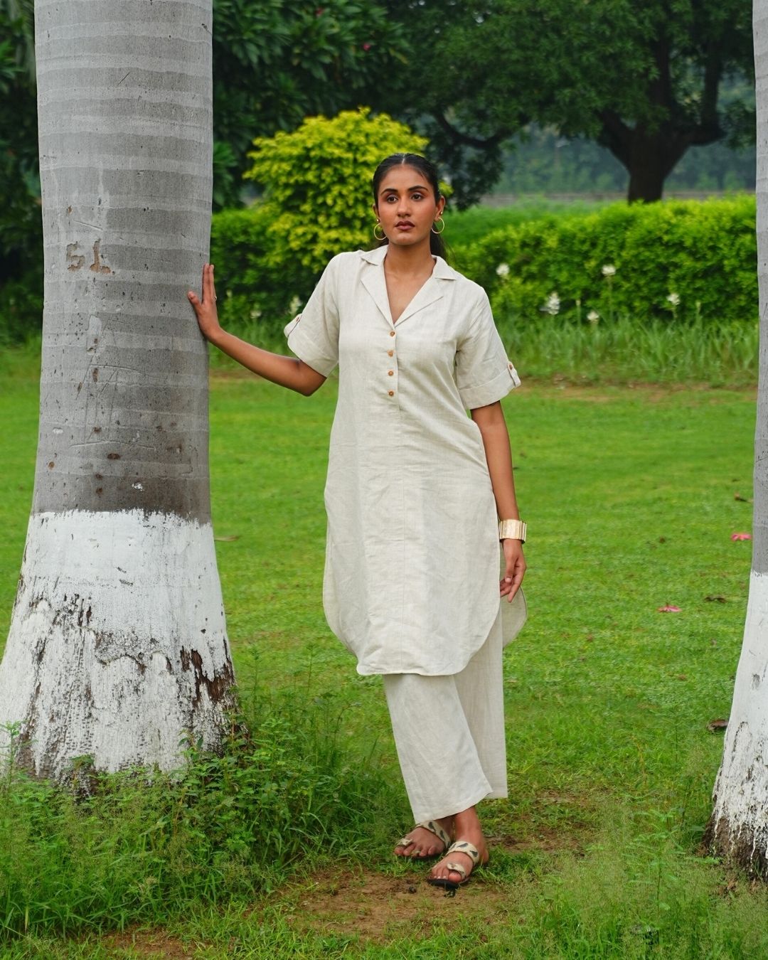 raeth collared kurta set