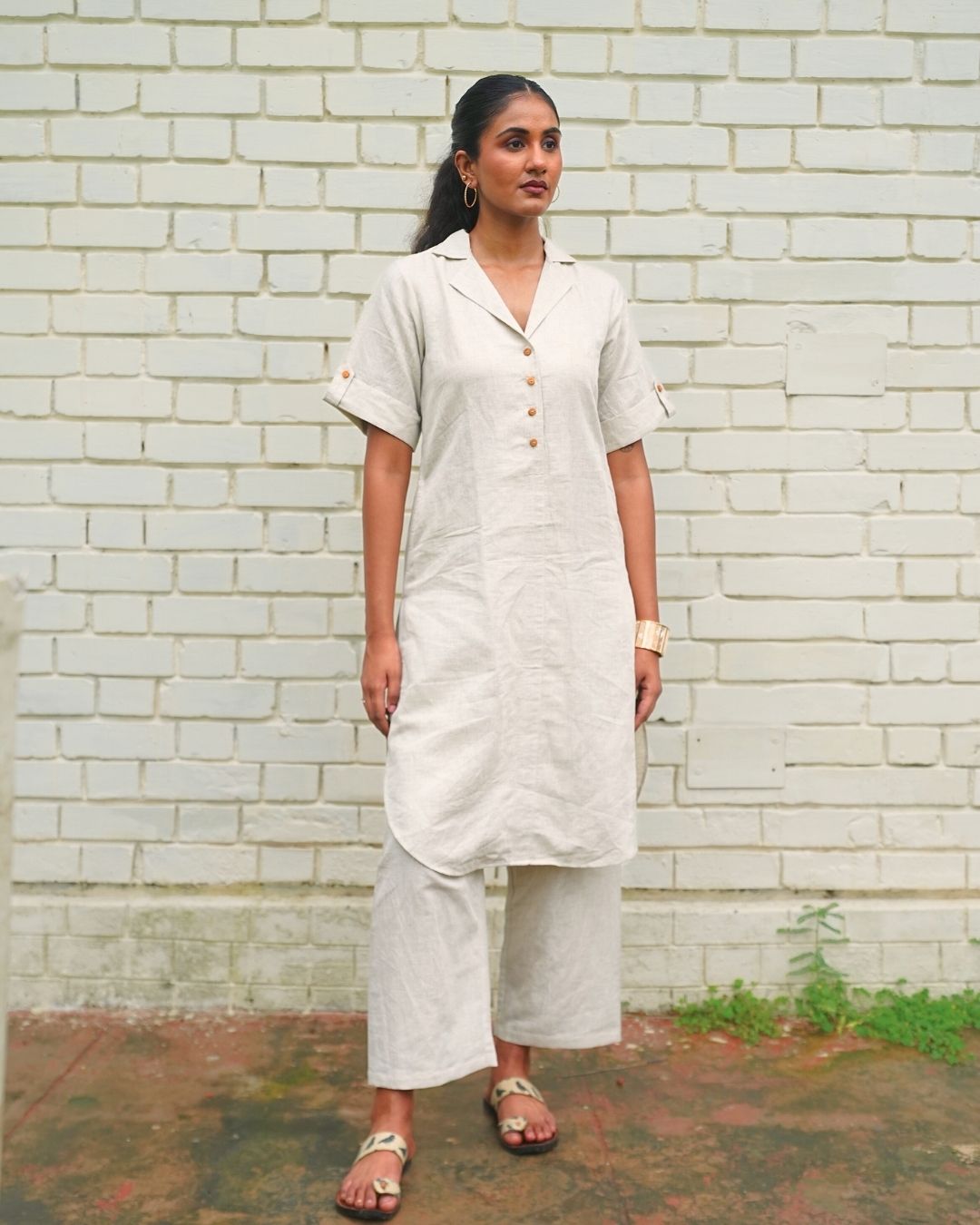 raeth collared kurta set